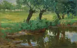 Pietro Fragiacomo, A Quiet Pond