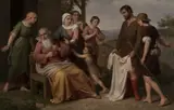 Pelegrí Clavé, Jacob receives Joseph's bloody tunic