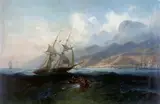 Ferdinand Bellermann, View of La Guaira from the Sea