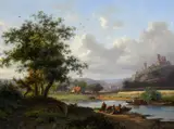 Fredrik Marinus Kruseman, A Summer Landscape