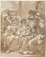 Ubaldo Gandolfi, Adoration of the Shepherds