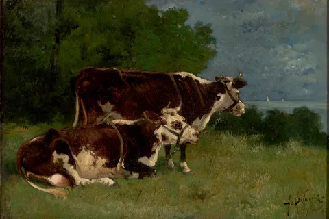 Alexandre Defaux, Two Cows