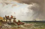 Albert Kappis, Rising thunderstorm on Lake Starnberg