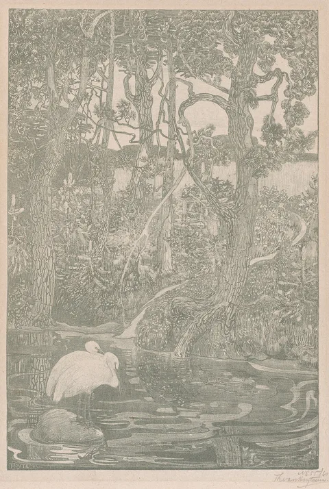 Theo van Hoytema, Bosidylle (Woodland Idyll)