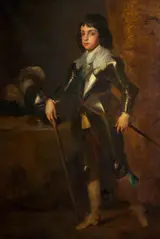 John Seymour Lucas, King Charles II (1630-1685), as a boy (after Van Dyck)