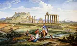 Johann Michael Wittmer, View of Athens from the River Ilissos