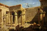 Ernst Koerner, Temple of the Medinet Habu, Upper Egypt