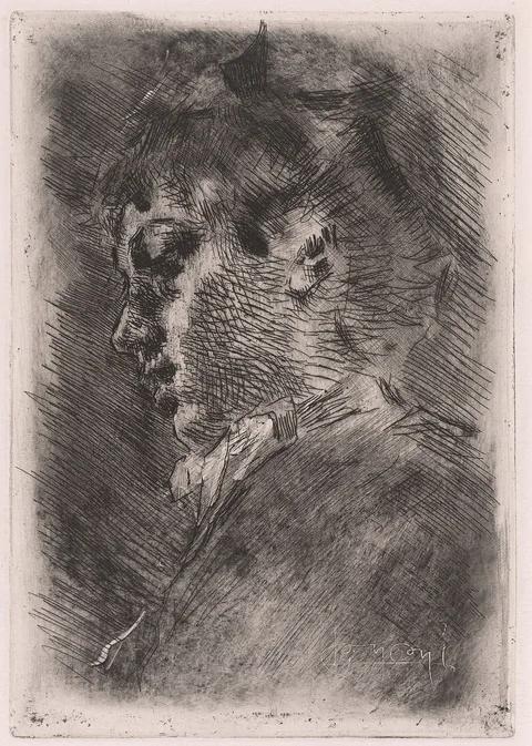 Luigi Conconi, Portrait of a Young Woman in Profile