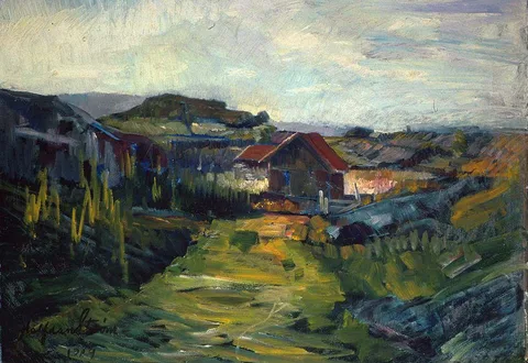 Halfdan Strøm, View of Flekkerø