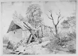 Abraham-Louis-Rodolphe Ducros, Landskap med vattenkvarn