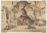 Achille Vianelli, Figuren in de rotskapel van Sant'Angelo Fasanella