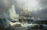 François Musin, HMS Erebus in the Ice, 1846