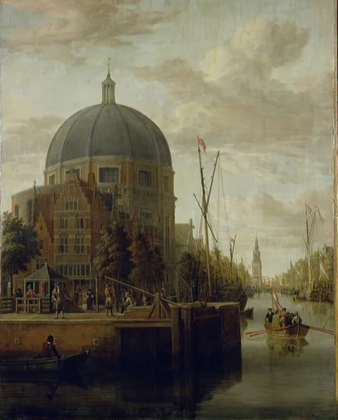 Jacobus Storck, The Round Lutheran church on the Singel
