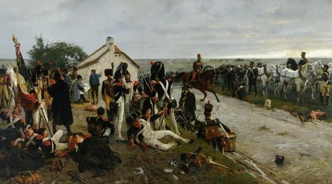 Ernest Crofts, The Morning of the Battle of Waterloo