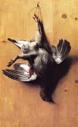 George Hetzel, A Fowl Hanging on a Door