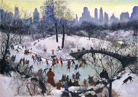 Agnes Tait, Skating in Central Park
