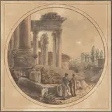 Victor-Jean Nicolle, Fantasy View of the Roman Forum