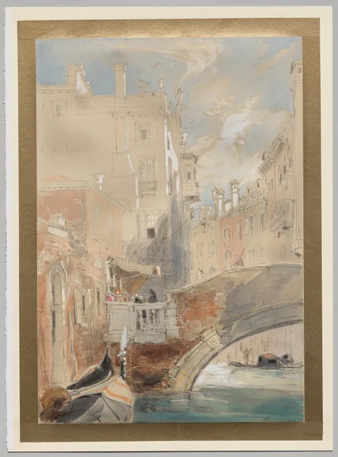 James Holland, A Canal, Venice