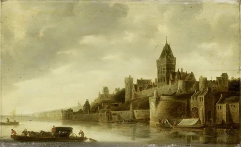 Frans de Hulst, View of the Valkhof in Nijmegen