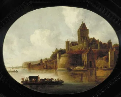 Frans de Hulst, View of Nijmegen with Het Valkhof