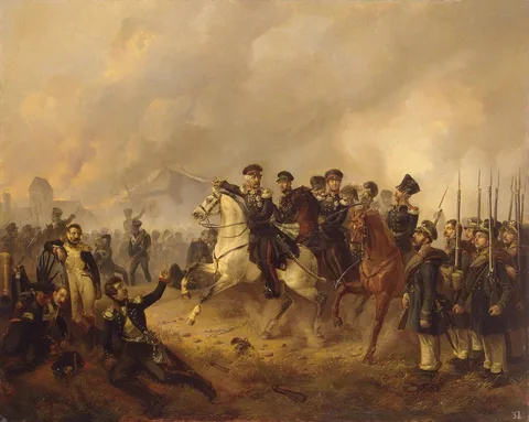 Ludwig Elsholtz, Marshal Blucher on the Battlefield