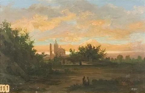 Enric Serra Auqué, Evening Landscape