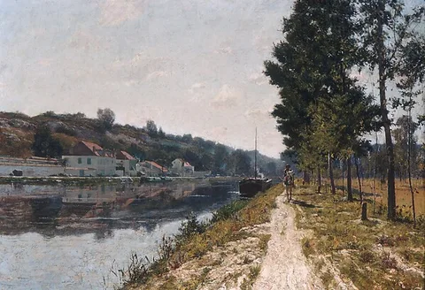 William Lamb Picknell, Banks of the Loing