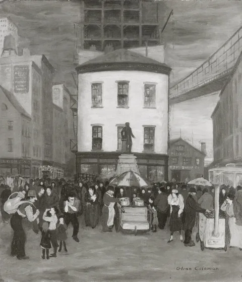 Glenn O. Coleman, New York Street Scene