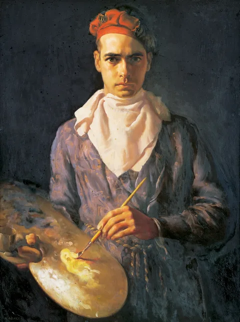 Normand Baker, Self portrait