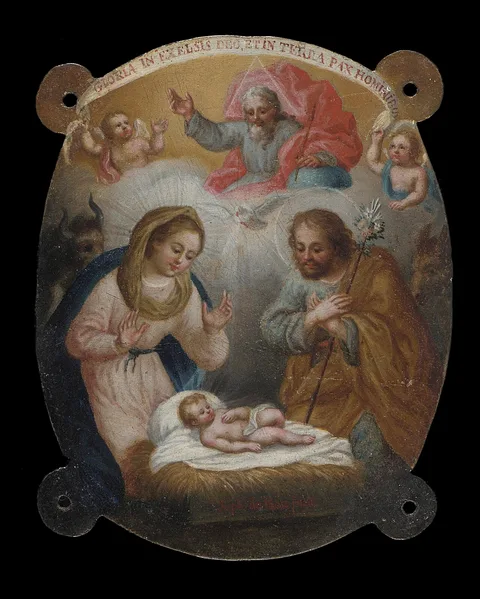 José de Páez, Badge with Adoration of the Shepherds (Escudo con la adoración de los pastores)