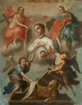 José de Páez, San Ildefonso Receiving the Chasuble