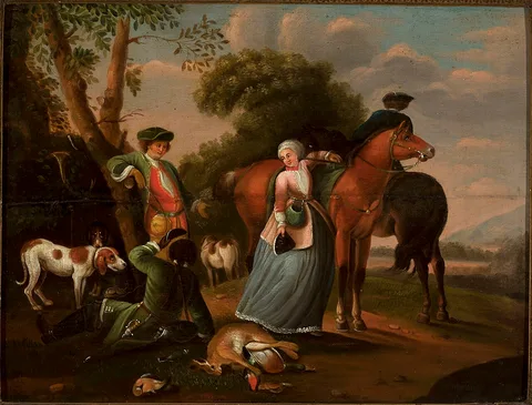 Wenzel Ignaz Brasch, Resting on a hunt