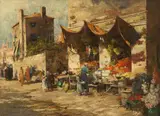 George Charles Haité, A Venetian Fruit Stall