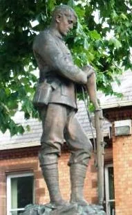 Albert Toft, Stone War Memorial, Staffordshire