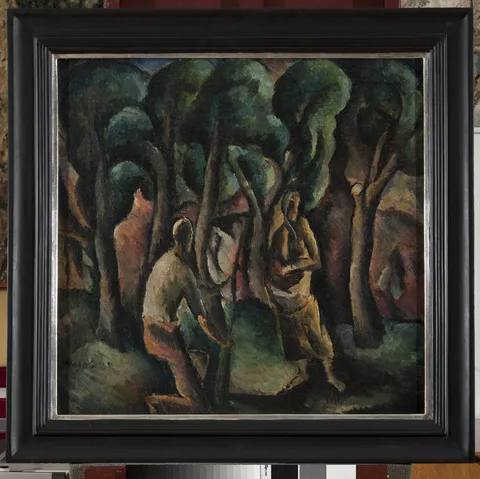 Wacław Wąsowicz, Scene in a forest