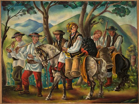 Wacław Wąsowicz, Hutsuls on their way