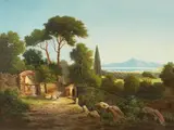 Albert Arnz, View of the Bay of Naples