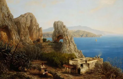 Albert Arnz, View of Capri