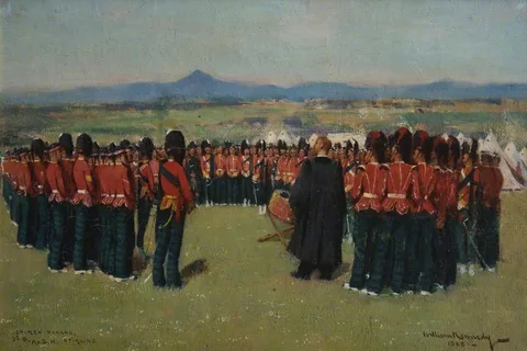 William Kennedy, Church Parade of the 3rd Battallion Argyll and Sutherland Highlanders