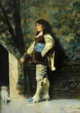 Francesco Vinea, Page at a Window