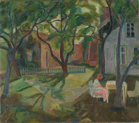 Einar Sandberg, From the Glennegarden in Borre