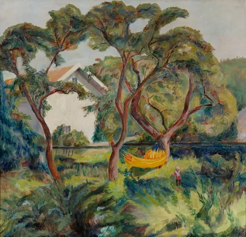 Einar Sandberg, The yellow hammock