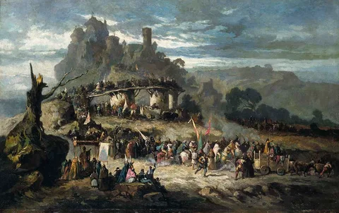Victor Nehlig, The Departure of the Crusaders