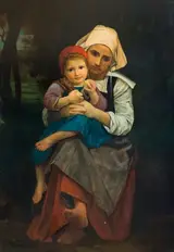 Henry Salem Hubbell, Mère et l'enfant apres W. Bouguereau