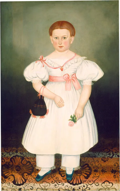 Joseph Whiting Stock, Girl with Reticule and Rose