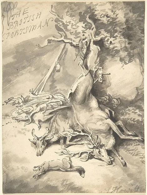 Samuel Howitt, Design for the Frontispiece of The British Sportsman