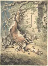 Samuel Howitt, Design for the Frontispiece of "The British Sportsman"