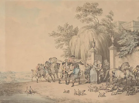 Samuel Howitt, Return From the Chase, After a Fall