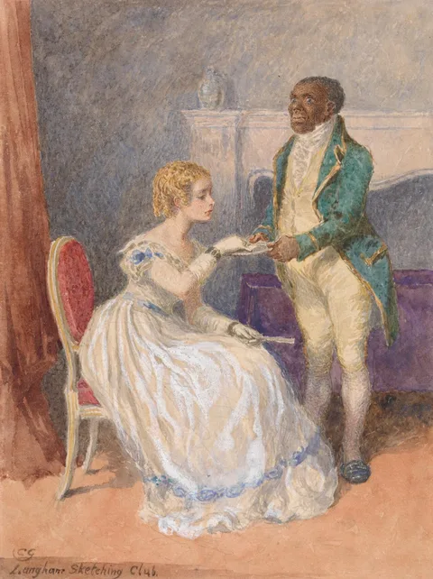 Charles Green, The Visiting Card - Langham Sketching Club Subject