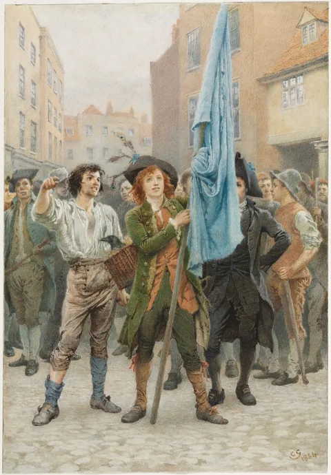 Charles Green, Barnaby Rudge Helping Lead the Gordon Riots